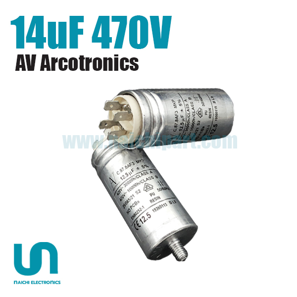 AV ARCOTRONICS C.87.8AF3 MKP 14uF 400-470V