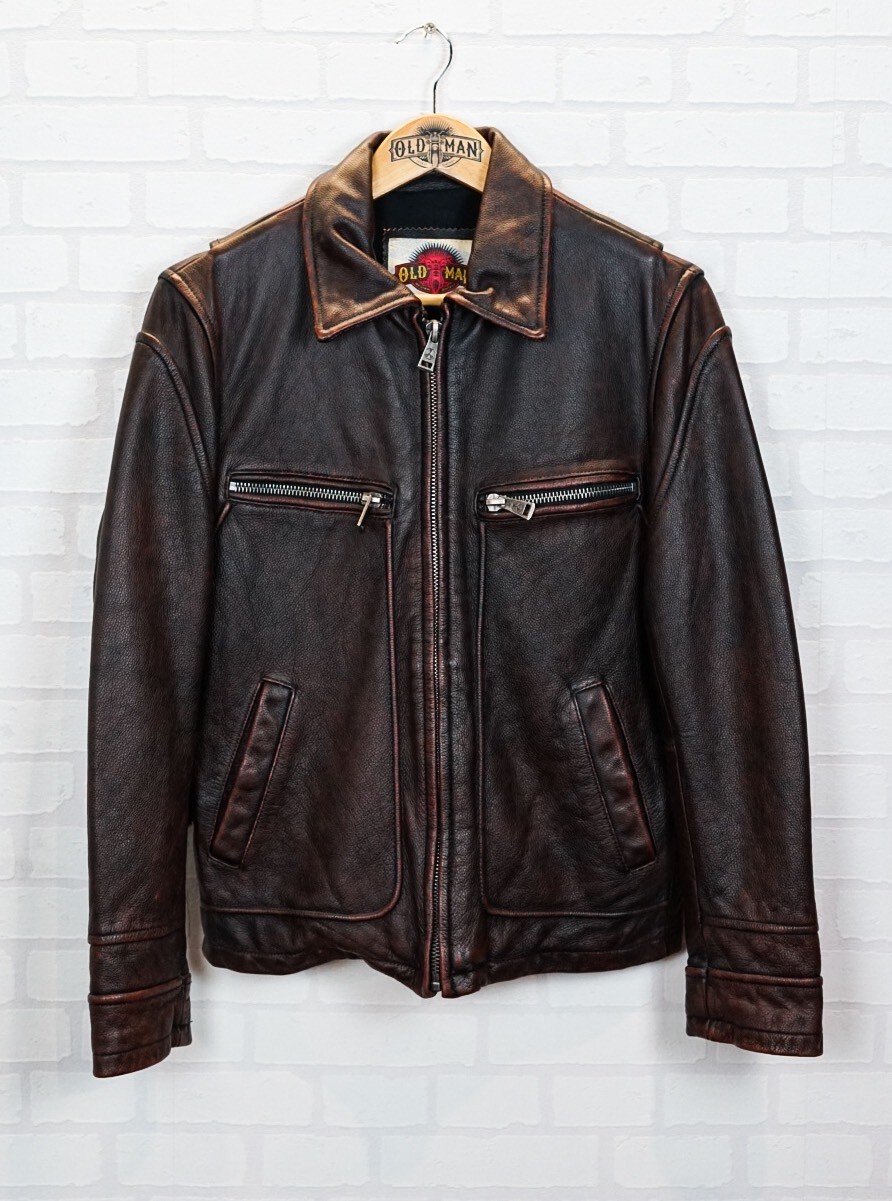 เสิ้อหนังแท้ Country Man สีน้ำตาล (กรุณาสอบถามไซส์ก่อนสั่งซื้อ)