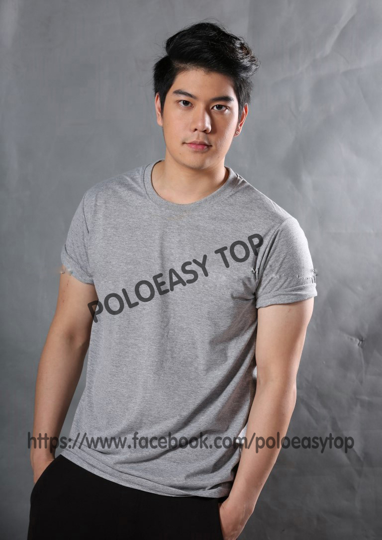 M เทาท๊อปดราย สั้น กลม