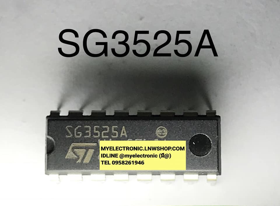 ขาย SG3525AN ตัวถัง DIP16 ขา ยี่ห้อ ST-THOMSAN ราคา ไอซี IC 3525 SG3525 ตัวละ . . . . หน่วย บาท