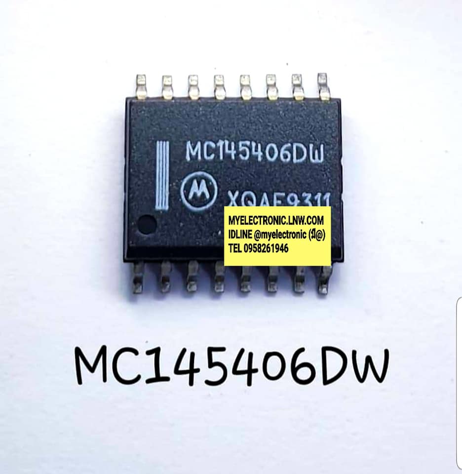 ขาย MC145406DW ยี่ห้อMOTOตัวถังSMD16ขา กว้าง ไอซี ic MC145406 ราคา ตัวละ . บาท