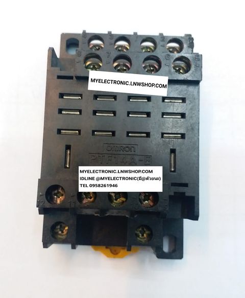ขาย SOCKET RELAY PTF-14A-E ซ็อกเก็ตรีเลย์ 14ขา OMRON ซ็อกเก็ตรีเลย์ 14ขา ซ็อกเก็ตรีเลย์14ขา ราคาตัวละ บาท