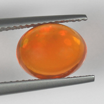 **ขายแล้ว**โอปอลไฟ (Fire Opal) จากเม็กซิโก 2.15 กะรัต สีส้มสวย