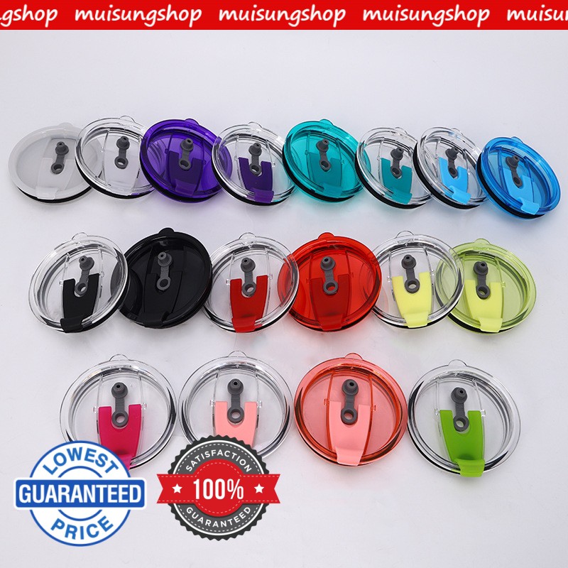 Muisungshop ฝาแก้วเก็บความเย็น ฝาแก้วน้ำเยติ แบบสไลด์เลื่อน และ เปิดปิด หลายสี กันน้ำหกได้ ชัวร์ ขนาด 30 oz