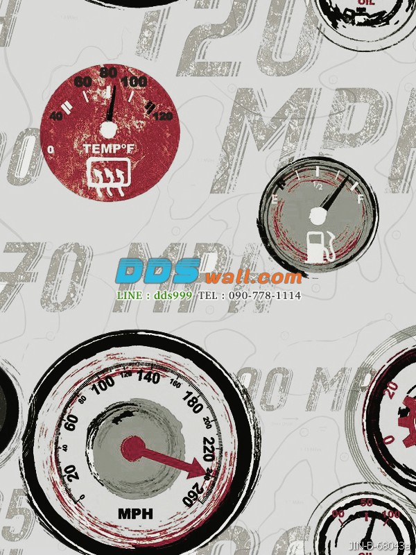 JFAY12-31 ลายเลขไมล์ สีขาว