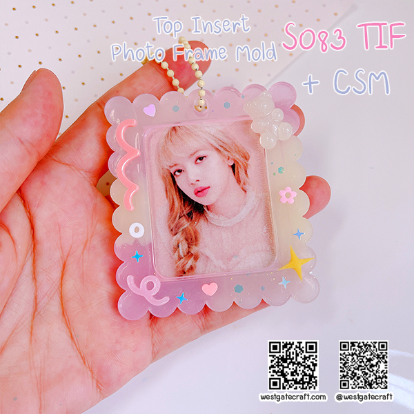 แม่พิมพ์เรซิ่น S083 TIF Top Insert Photo Frame Mold + CSM