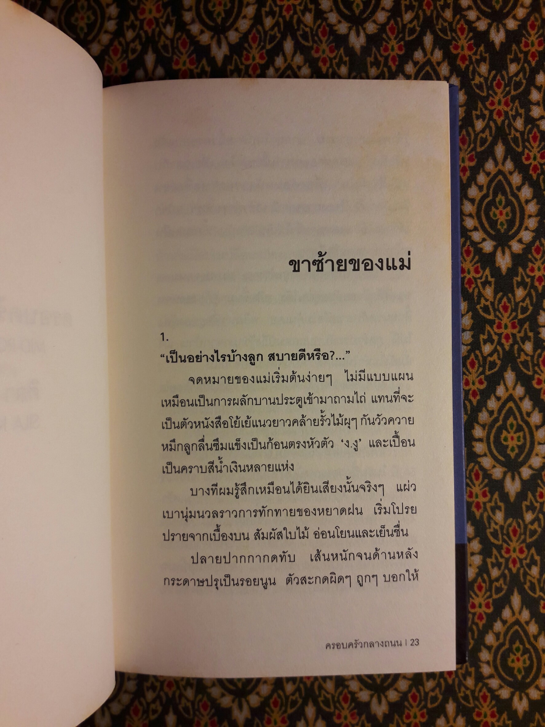 ครอบครัวกลางถนน “หนังสือรางวัลซีไรต์”