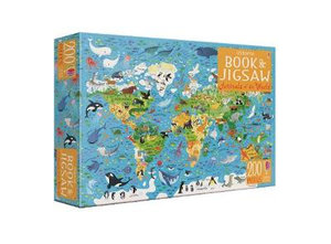 BOOK & JIGSAW: ANIMALS OF THE WORLD (200