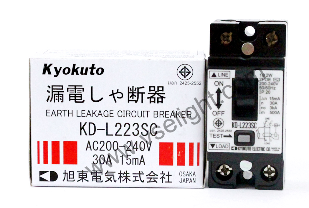 เบรคเกอร์กันดูด Kyokuto 30A รุ่นมาตรฐาน