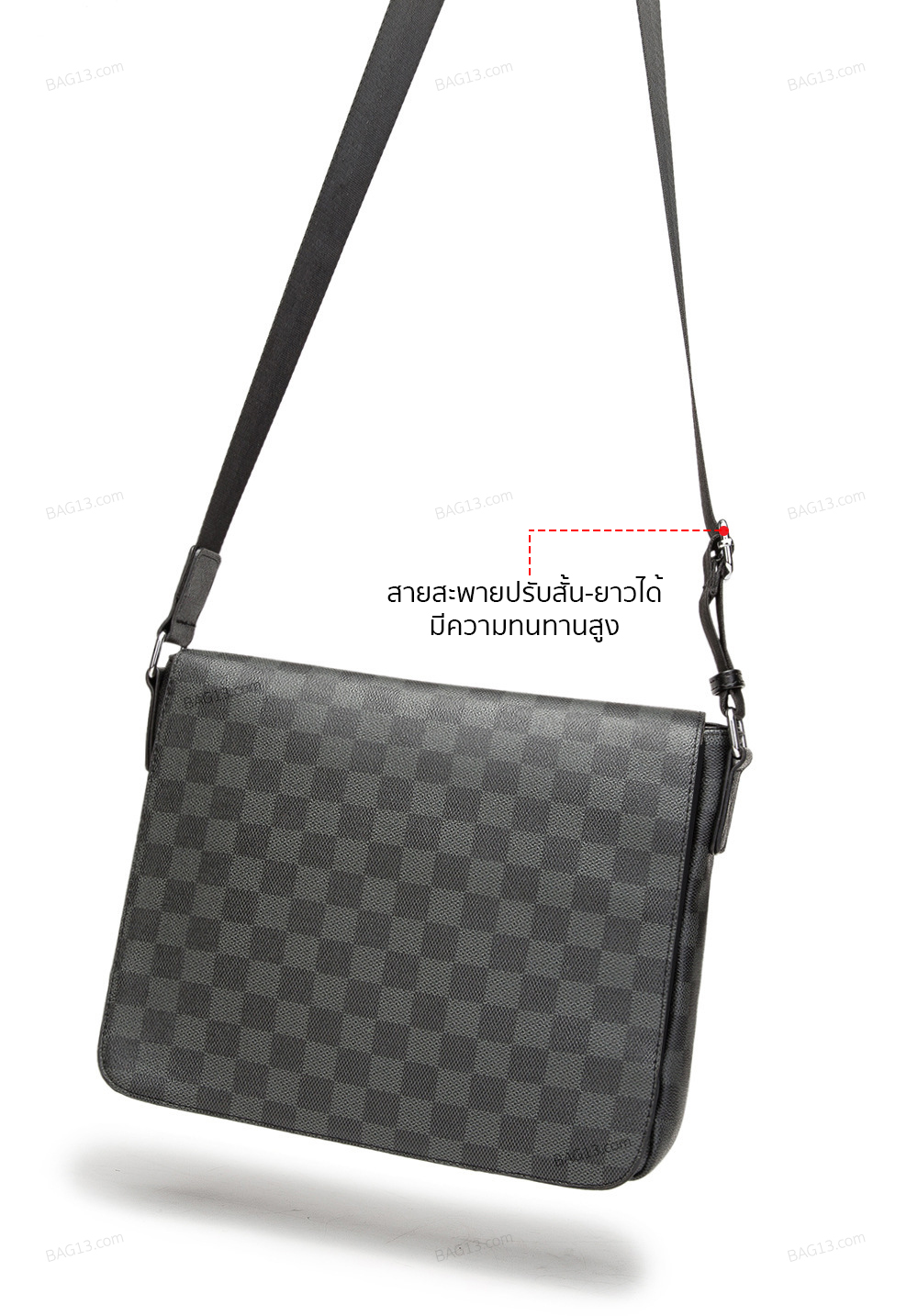 กระเป๋าสะพายข้างผู้ชาย กระเป๋าหนังผู้ชาย รหัส A023