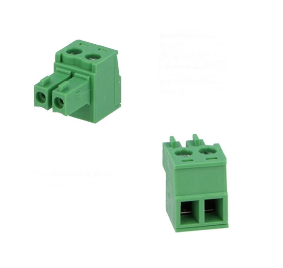 Plug-in Terminal Block 2 Pins แบบตัวเมีย ขนาด 3.5mm 300V 8A