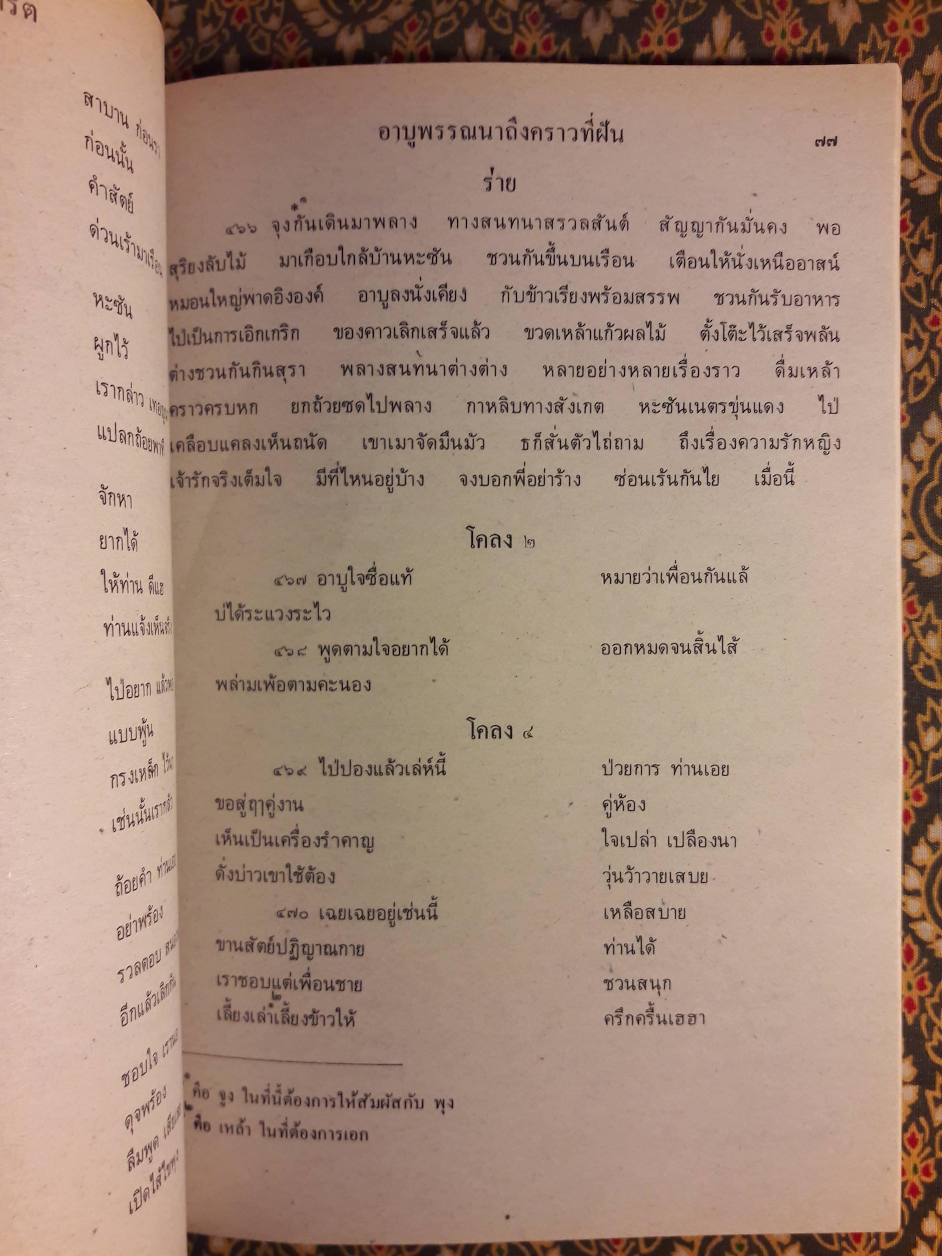 หนังสืออ่านกวีนิพนธ์ เรื่องนิทราชาคริต