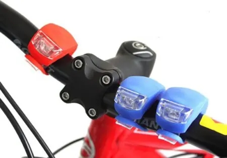 MUISUNGSHOP ไฟติดจักรยาน LED แบบซิลิโคน ไฟกลางคืน