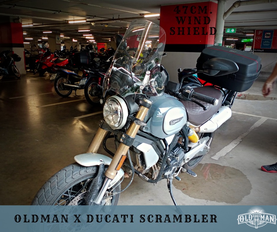 ชิวหน้า ไฟกลม ทรงสูง 47 ซม. สีใส