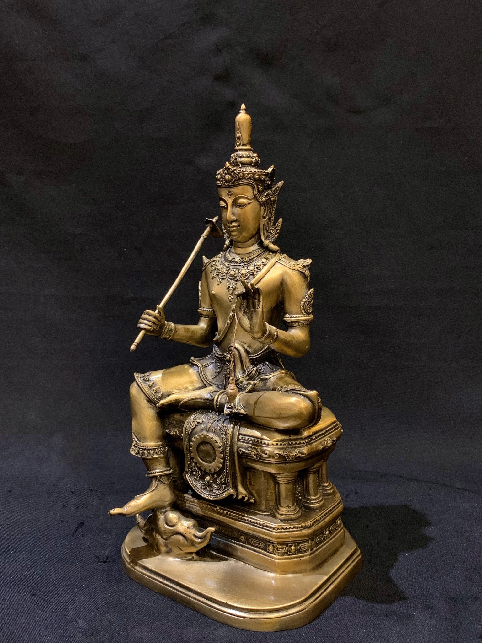 รูปหล่อ เทวรูป พระวิษณุกรรม หน้าตัก 5 นิ้ว