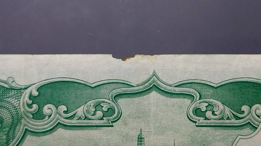 ธนบัตร 5 บาท แบบ 5 รุ่น 3 รัชกาลที่8 พ.ศ.2485 ผ่านใช้ ผ่านล้าง หายาก