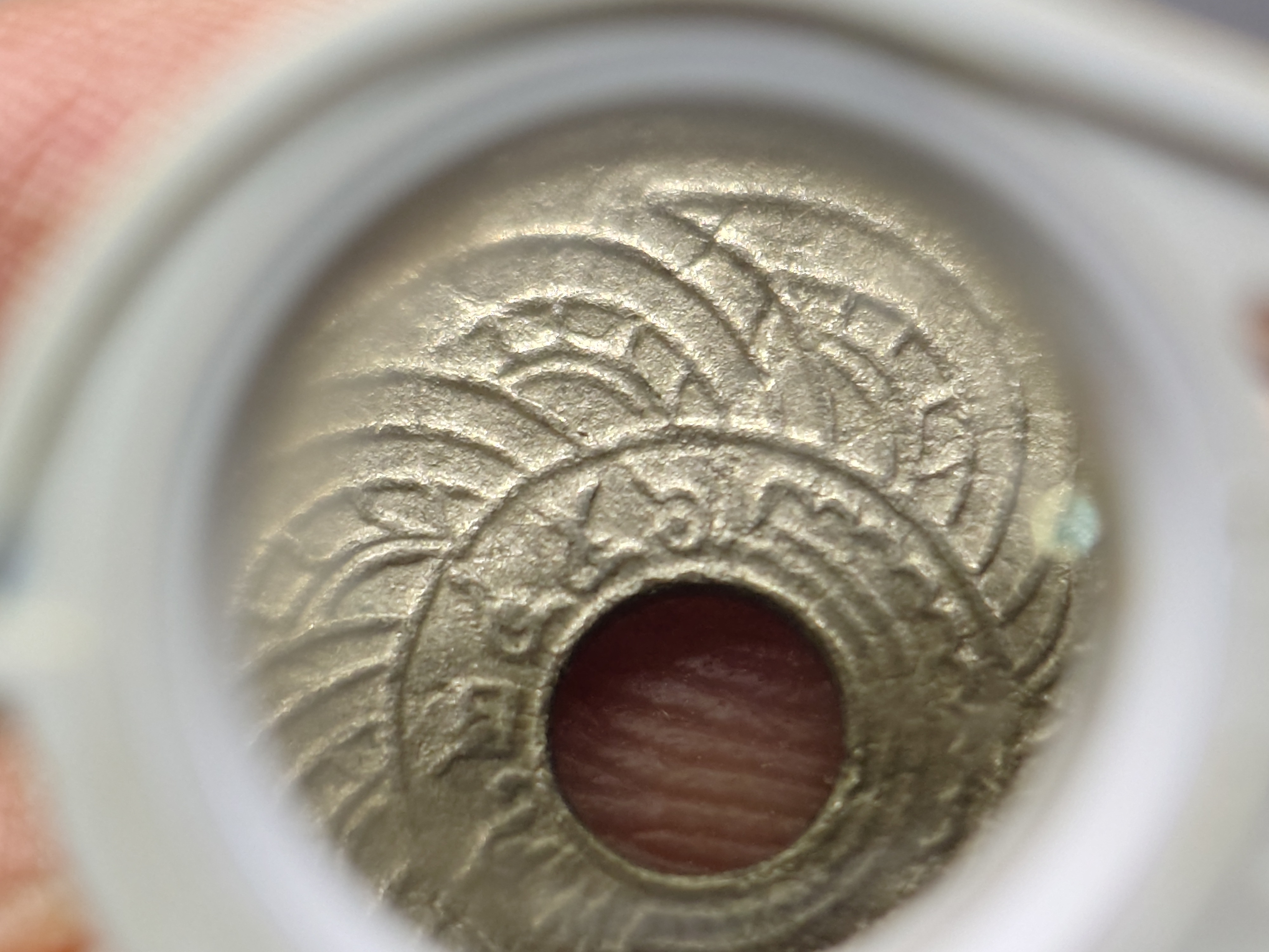 สตางค์รู 5 สตางค์ (บล็อกจุดชิด และจุดห่าง หายาก) เนื้อนิเกิล ปี2456