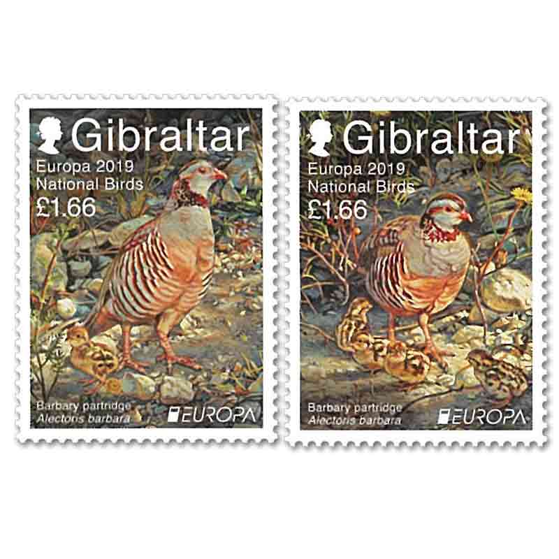 Gibraltar Stamp, 2019 Europa - Birds
