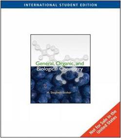 GENERAL, ORGANIC, AND BIOLOGICAL CHEMISTRY, INTERNATIONAL EDITION
