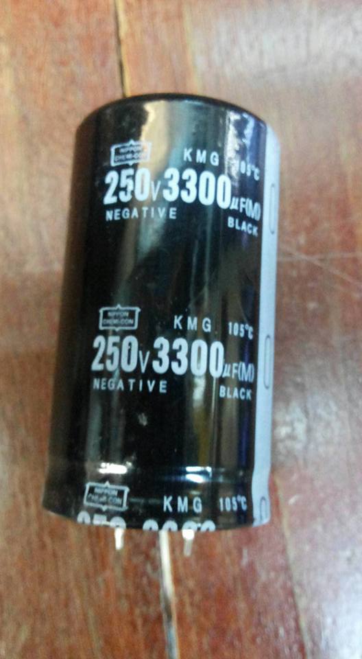 3300UF250VDC105cขนาดเส้นผ่านศูนย์กลางอ้วน35มมสูง60มม(35x60mm)ราคา