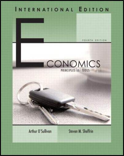 Economics ; Principles and Tools ISBN 9780131968721