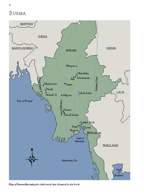 Riverbooks หนังสือประวัติศาสตร์ : Sacred Sites of Burma