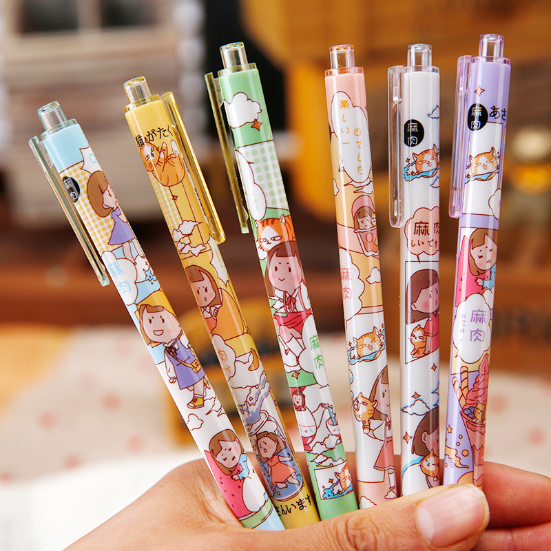 MUISUNGSHOP ปากกาลูกลื่นลาย SALT_MOCHI ขนาด 0.5 mm คละแบบ