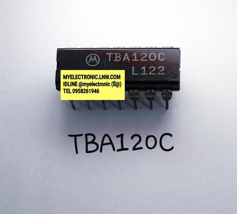 TBA120Cยี่ห้อMOTOLORAตัวถังDIP14ขาราคาตัวละบาท