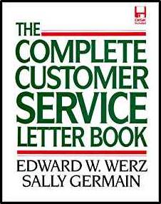 Complete Customer Service Letter Book ISBN 9780071137713
