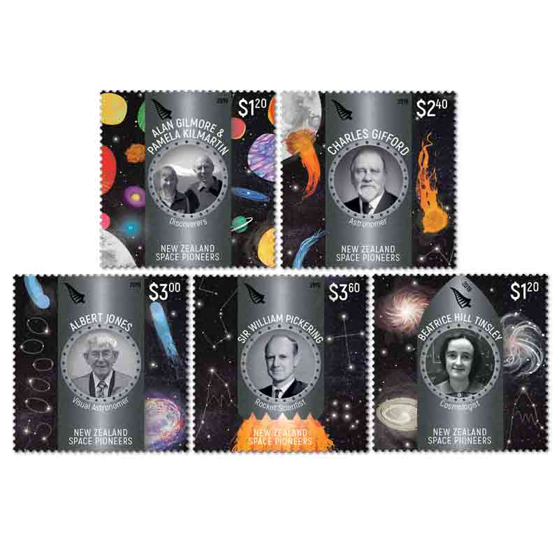 New Zealand Stamp, 2019 New Zealand Space Pioneers