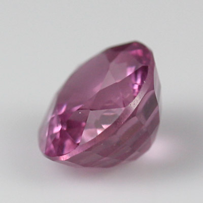 แซปไฟร์สีชมพู (Pink Sapphire) 0.57 กะรัต สีชมพู ประกายดี น่ารัก