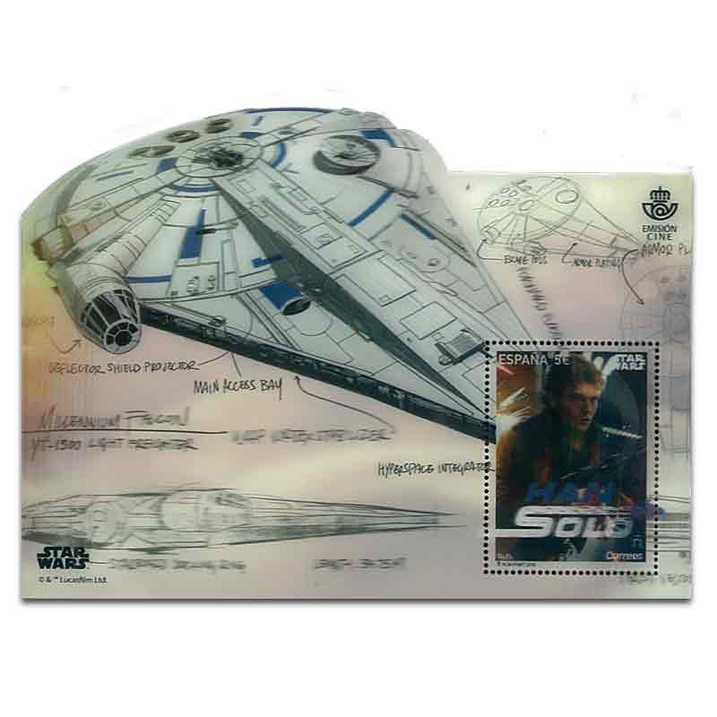Spain Stamp, 2019 Star Wars - Solo 3D