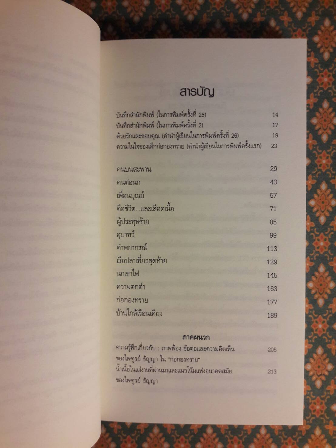 ก่อกองทราย “หนังสือรางวัลซีไรต์”