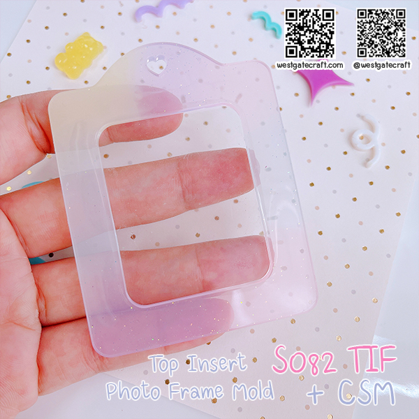 แม่พิมพ์ซิลิโคน S082 TIF Top Insert Photo Frame Mold + CSM