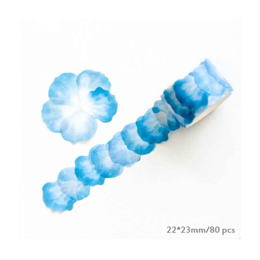 MUISUNGSHOP Washitape เทปลายดอกไม้ ตกแต่งการ์ด เทปการ์ตูน สำหรับตกแต่ง DIY มาส์กกิ้งเทป