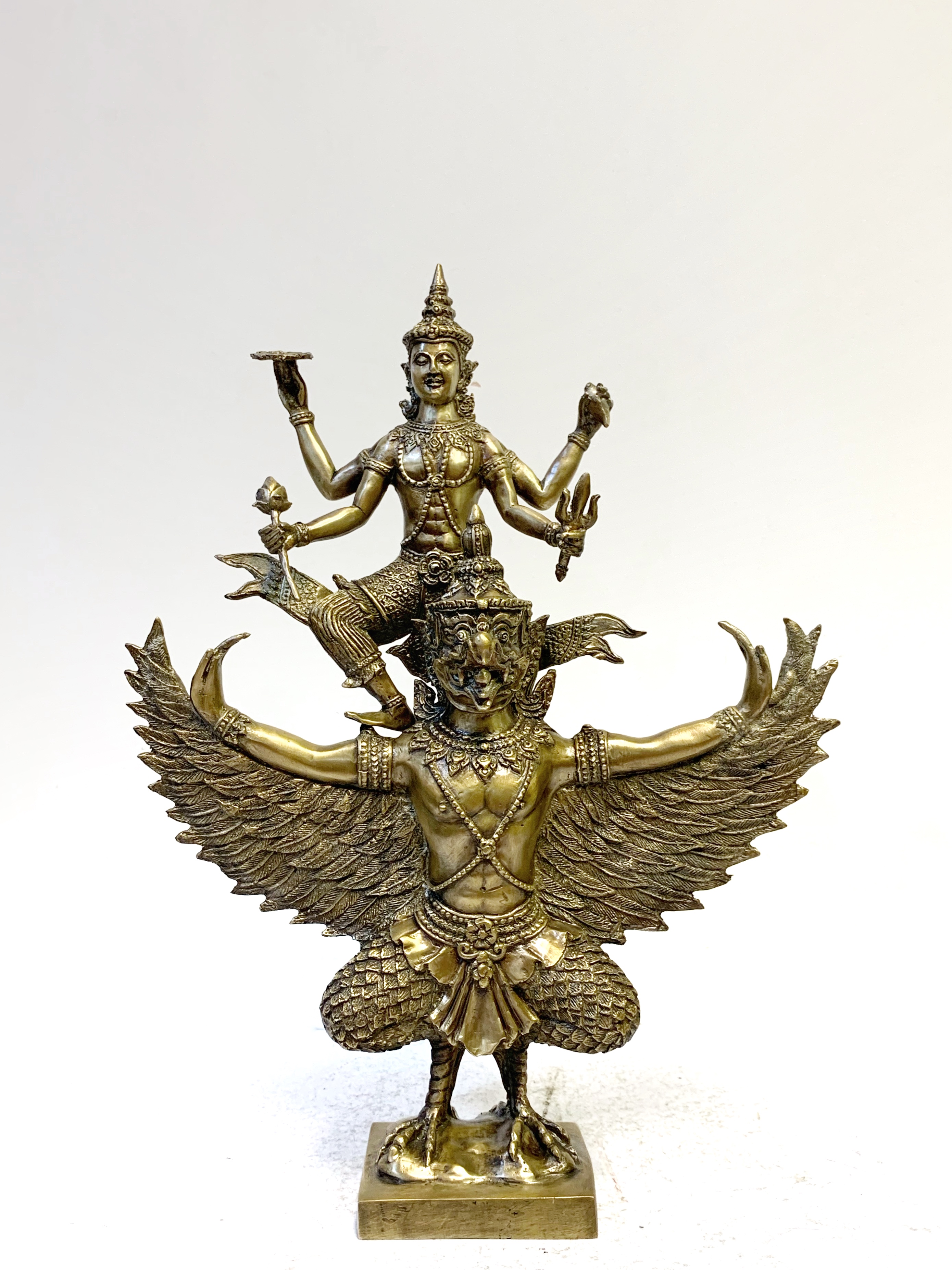 เทวรูป พระนารายณ์ทรงครุฑ หน้าตัก 7"