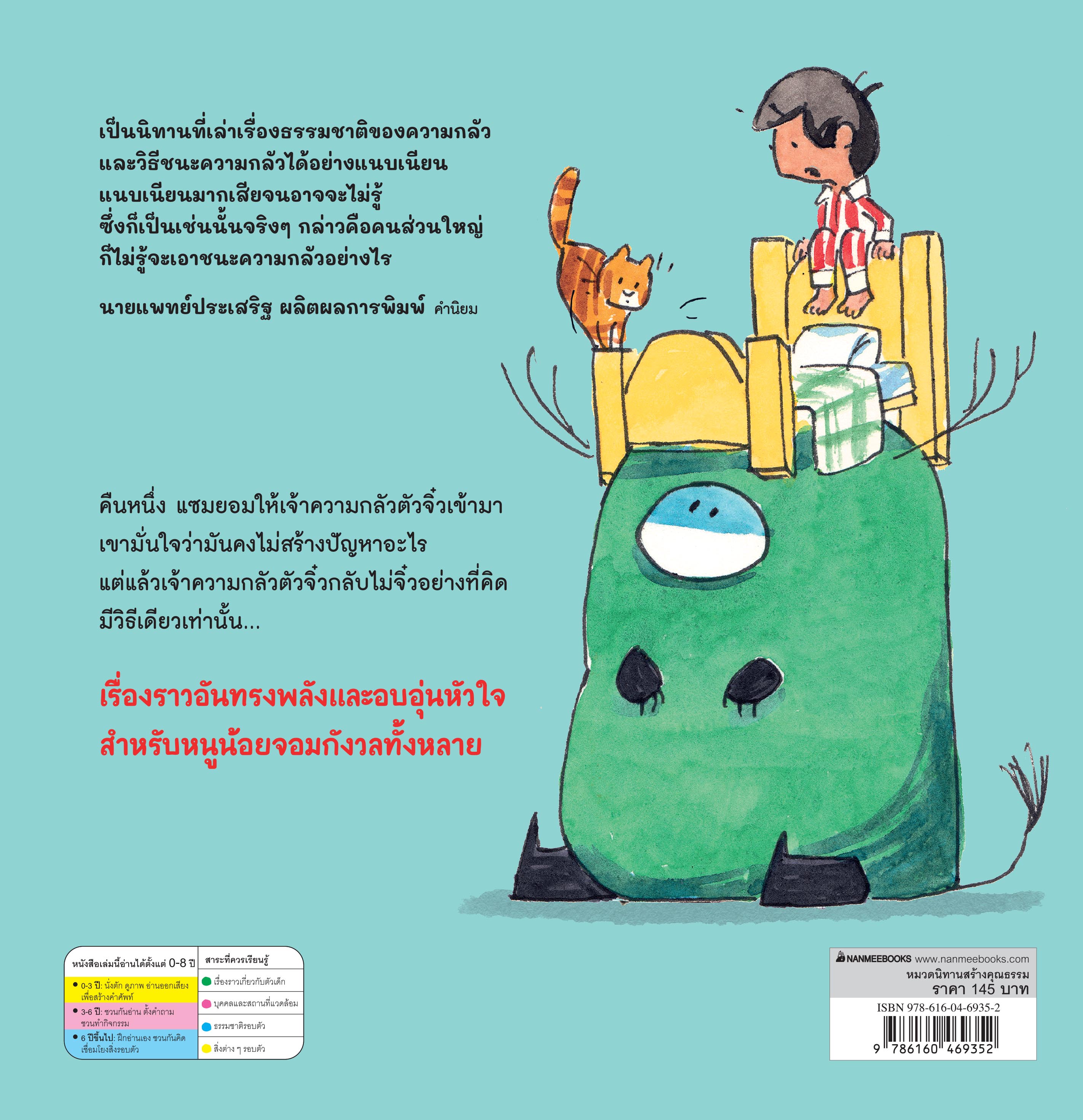 NANMEEBOOKS หนังสือ เจ้าความกลัวตัวจิ๋ว : นิทาน หมอประเสริฐแนะนำ