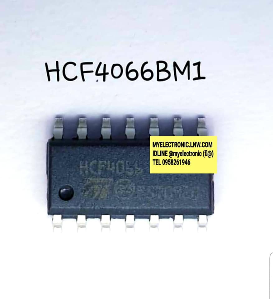 ICHCF4066BM1ยี่ห้อSTตัวถังSMD14ขาราคาตัวละ