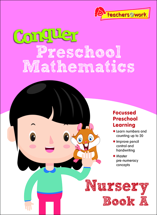 แบบฝึกหัดคณิตศาสตร์ระดับอนุบาล Conquer Preschool Mathematics Nursery Book A