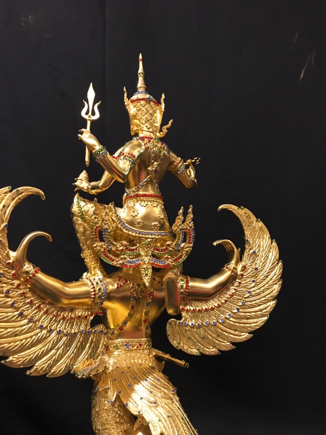 รูปหล่อ พระนารายณ์ทรงครุฑ หน้าตัก 9 นิ้ว