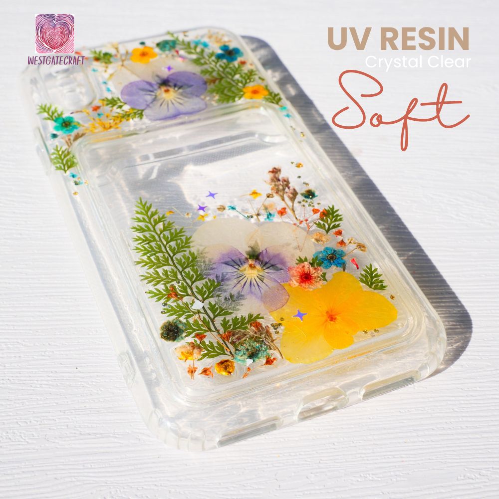 UV Resin Crystal Clear Soft 100g นุ่ม ใสมาก ทนเหลือง