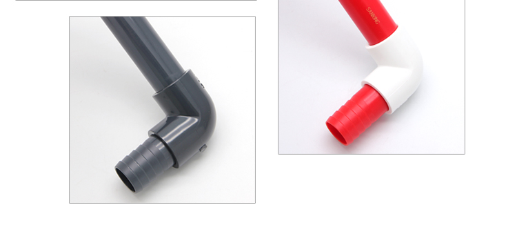 ตัวต่อสายยาง 25 มิล สีแดง