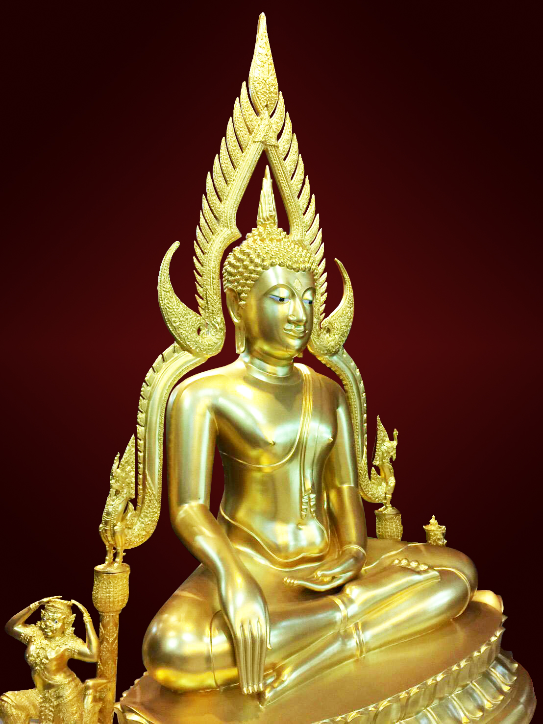 พระพุทธรูป พระพุทธชินราช หน้าตัก 20 นิ้ว วัดพระศรีรัตนมหาธาตุวรมหาวิหาร จ.พิษณุโลก ปี พ.ศ.2539