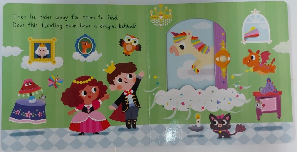 My Magical Activities Board Book Push Pull Slide หนังสือภาษาอังกฤษสำหรับเด็ก ของสำนักพิมพ์ Campbell ชุด My Magical