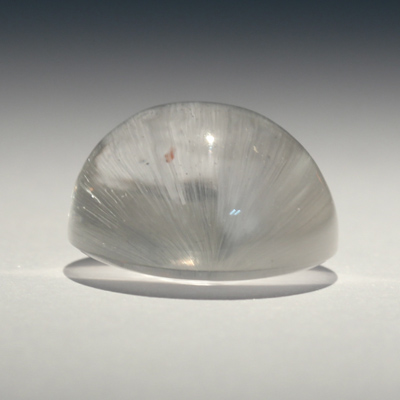 **ขายแล้ว**โทปาสตาแมว (Cat's eye Topaz) 13.36 กะรัต ตาแมวไหมสีเงิน หายาก