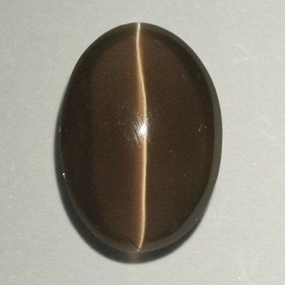 **ขายแล้ว**ซิลลิมาไนท์ตาแมว (Cat's eye Sillimanite) 2.84 กะรัต สีกาแฟ เนื้อเนียน