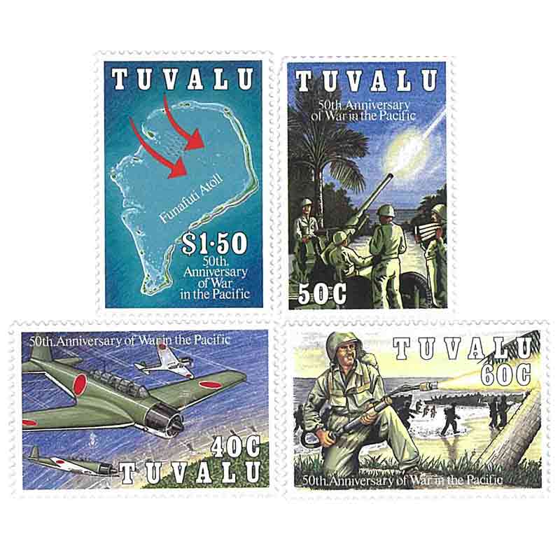 Tuvalu Stamp, Aircraft, Military