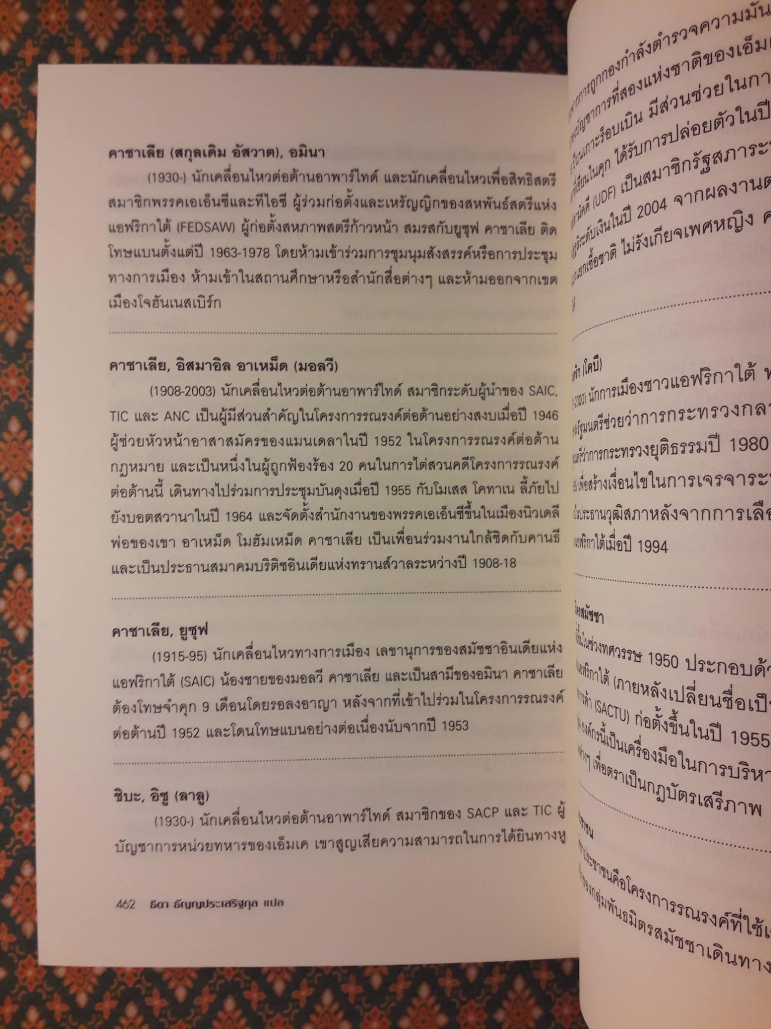 บันทึกของแมนเดลา CONVERSATIONS WITH MYSELF