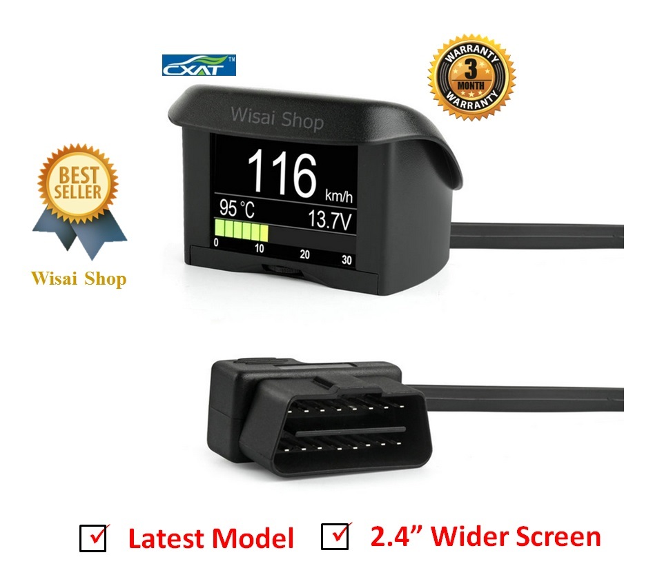 OBD สมาร์ทเกจ Smart Gauge Digital Meter/Display รุ่น A202S (พร้อมคู่มือภาษาไทยและภาษาอังกฤษ) รับประกันคุณภาพ 3 เดือน
