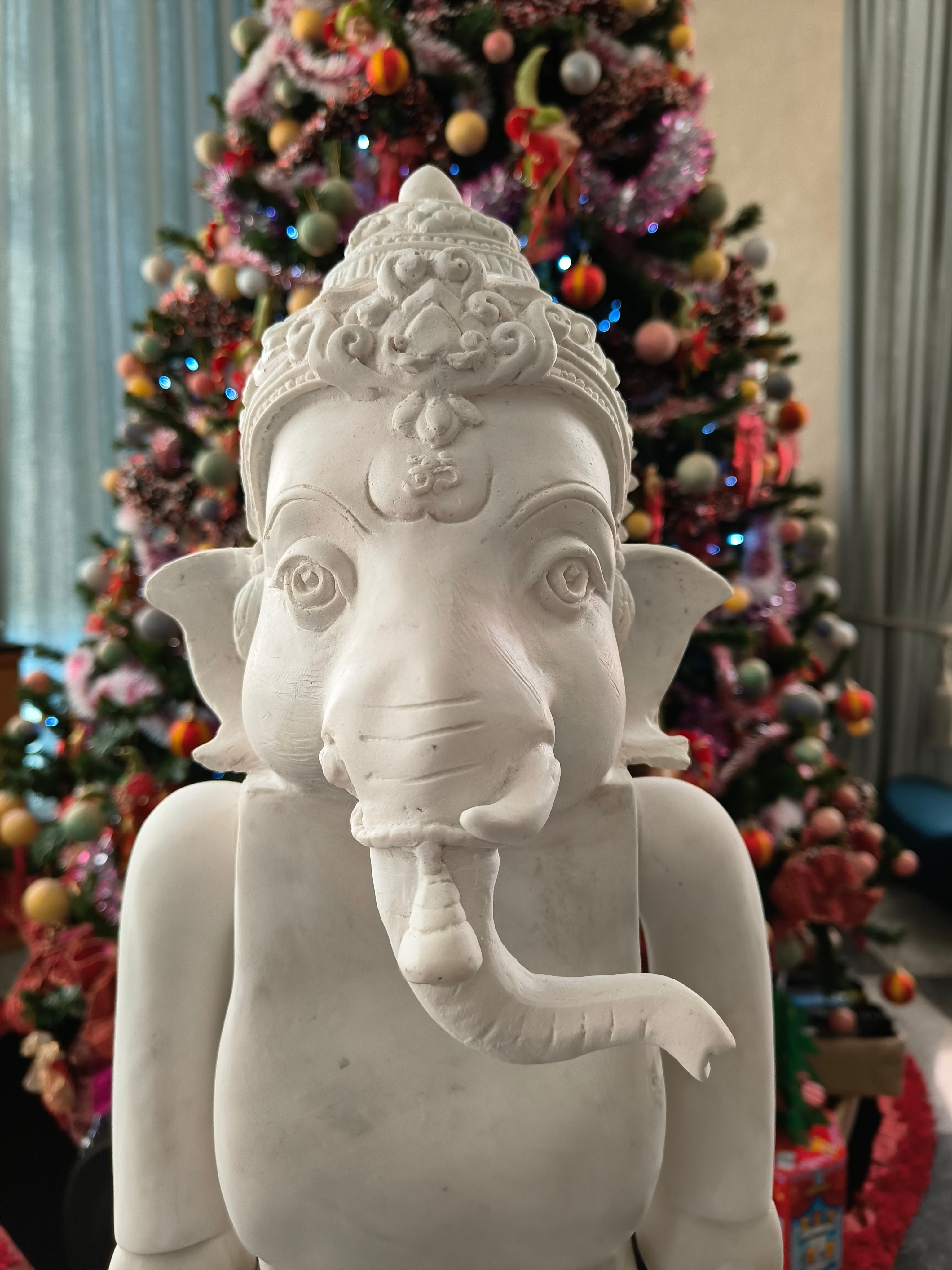 รูปหล่อ พระพิฆเนศ บริค Ganesha Brick (Religion Art toy) หน้าตัก 9 นิ้ว